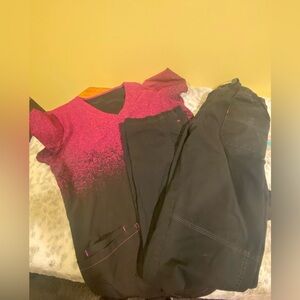 Scrub top and pants set